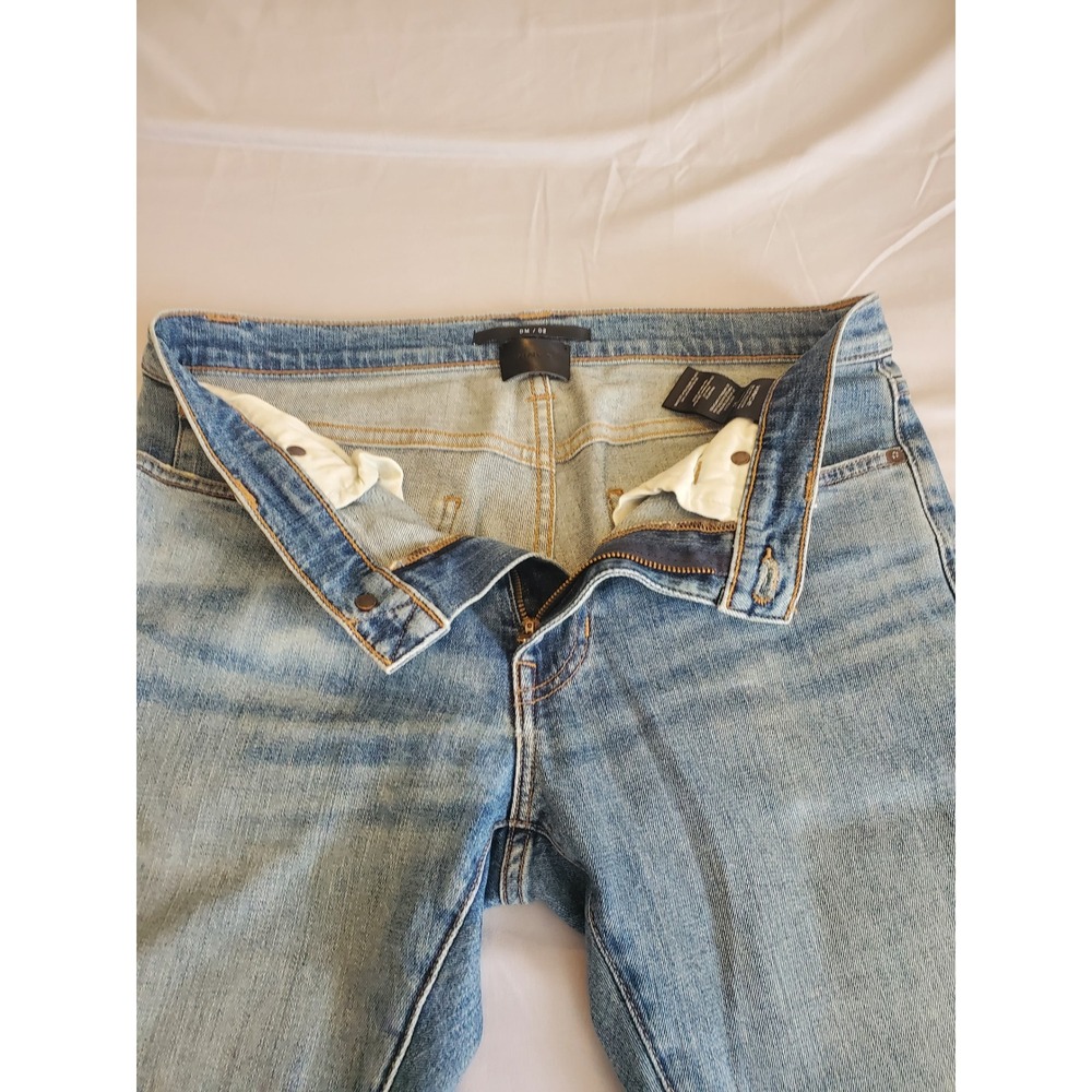 Vince DM/02 Slim Straight Leg Jeans Light Wash Denim Women - Picture 3 of 15